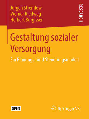 cover image of Gestaltung sozialer Versorgung